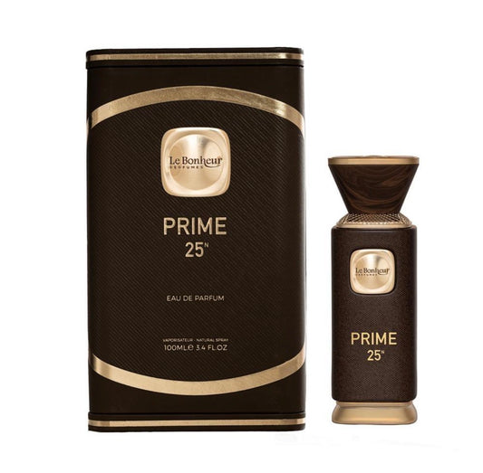 Le Bonheur Prime 25 Eau de Parfum 3.4oz Luxury Warm Woody Unisex Fragrance